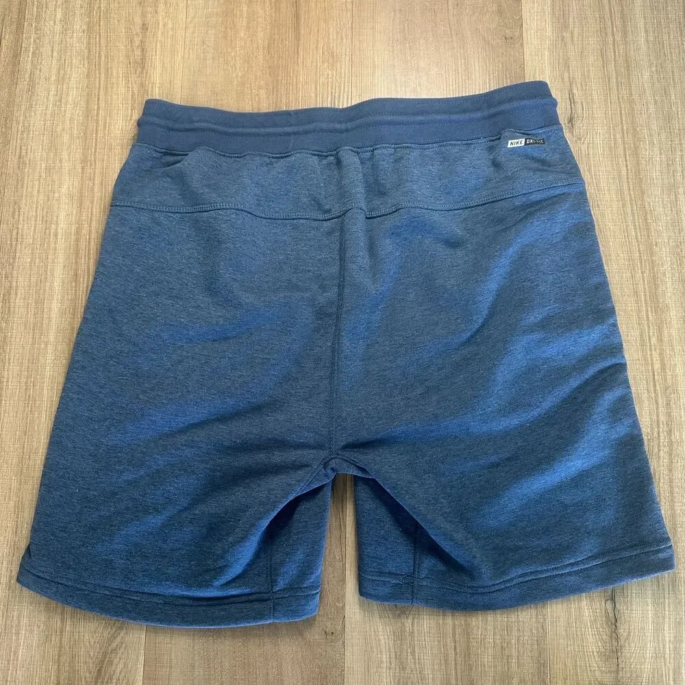 Hurley Men Activewear Shorts Medium M Blue Dri-Fit By Nike Beach Surf